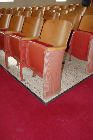 Vintage cinema best sale chairs for sale